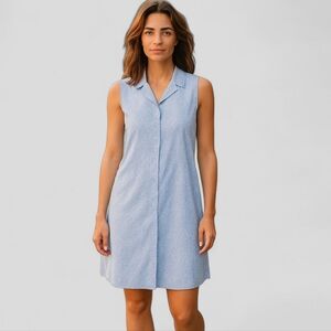 Joie button down sleeveless floral shirt dress size medium​